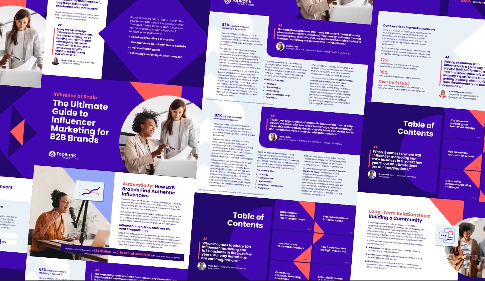 Get The Ultimate Guide to Influencer Marketing for B2B Brands – TopRank ...