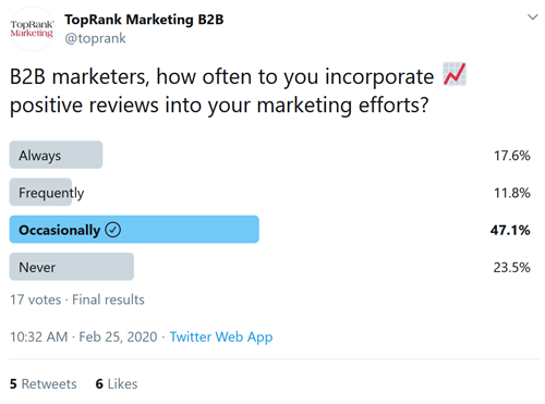 2020February25TwitterPoll