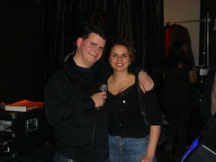 Mel (Phil Collins) Carson and Mona Elesseily