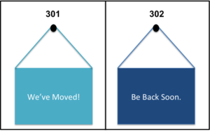 301 redirects and 302 pages