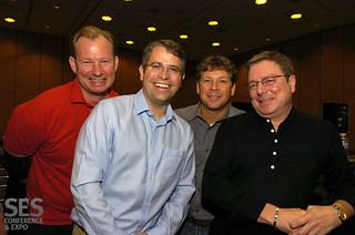 Matt Cutts, Mike Grehan, Danny Sullivan and Brett Tabke at #SESSF