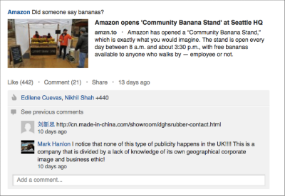 Amazon LinkedIn