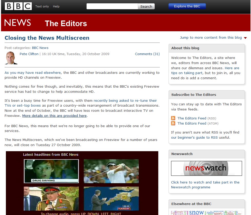 BBC Corporate Blog