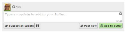 Buffer schedule a tweet