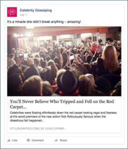Celebrity Gossip Example