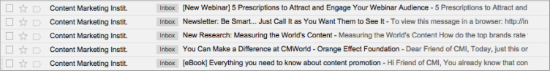 Content Marketing Institute Email Marketing