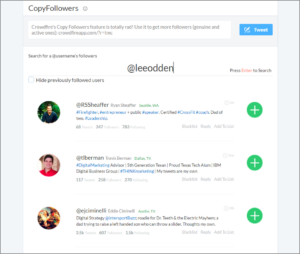 Crowdfire for Twitter