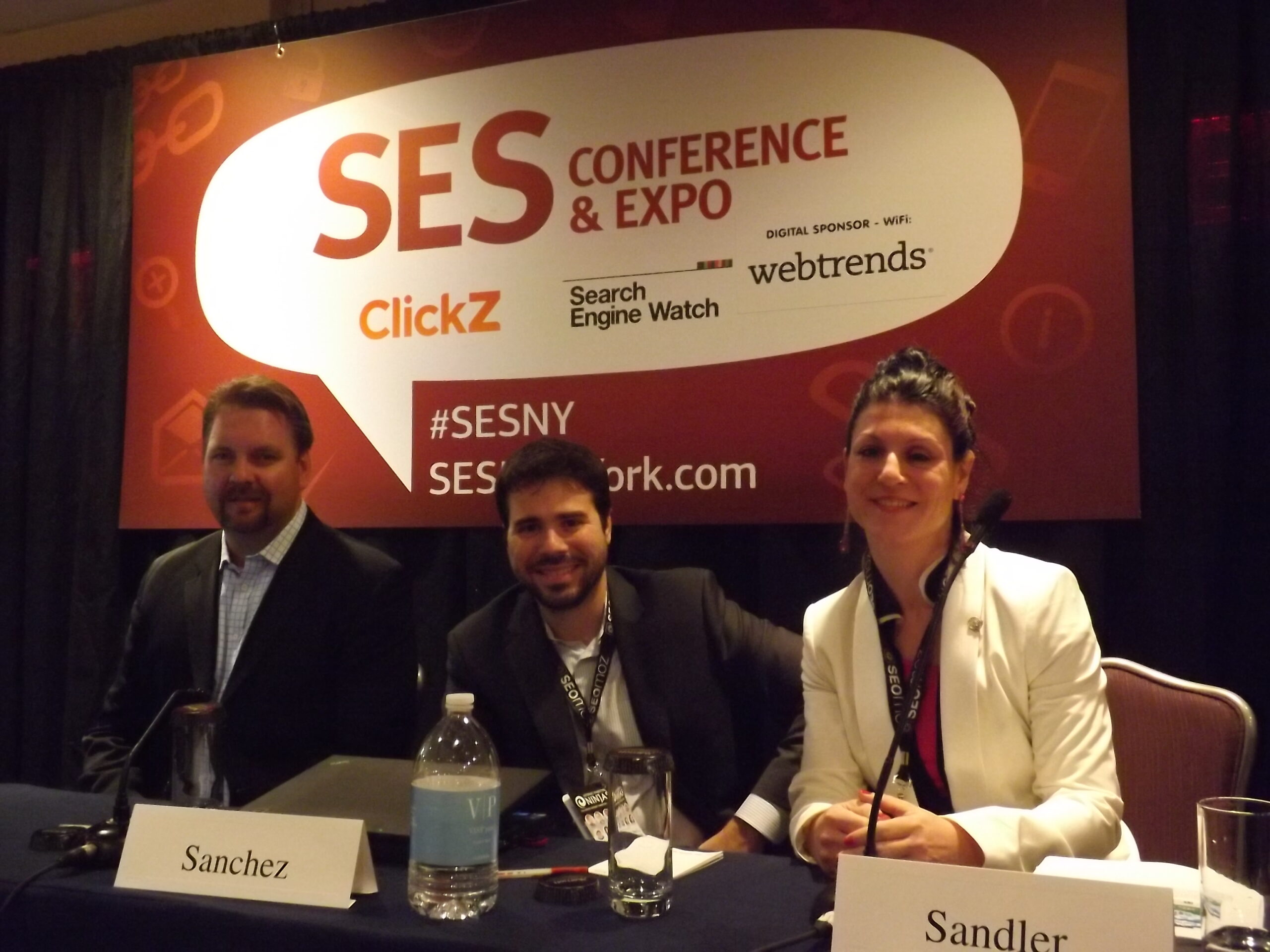 Lee Odden, Adriel Sanchez and Jasmine Sandler