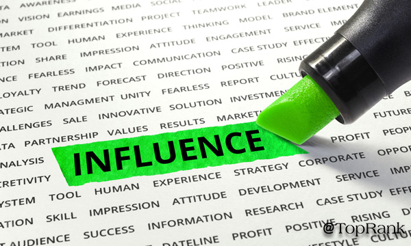 Influencer Word Highlighted by Marker