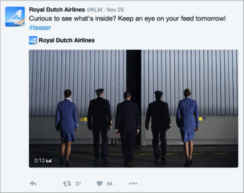 KLM Twitter