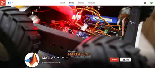 MATLAB Google Plus