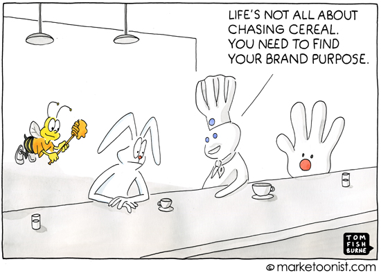 Brand Purpose Tom Fishburne Marketoonist Cartoon