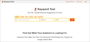KewordTool.io for Content Marketing