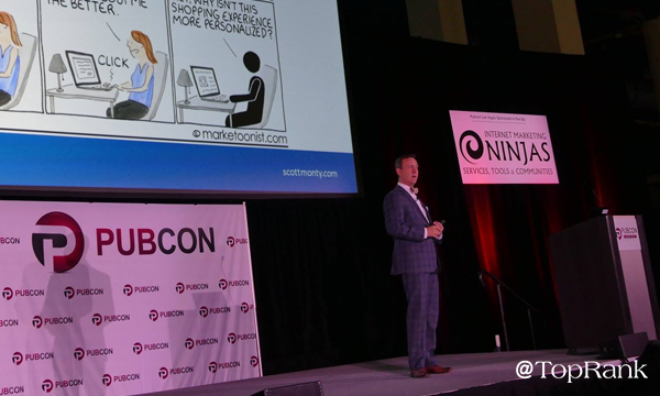 Scott Monty Speaking at Pubcon Photo by Lane R. Ellis