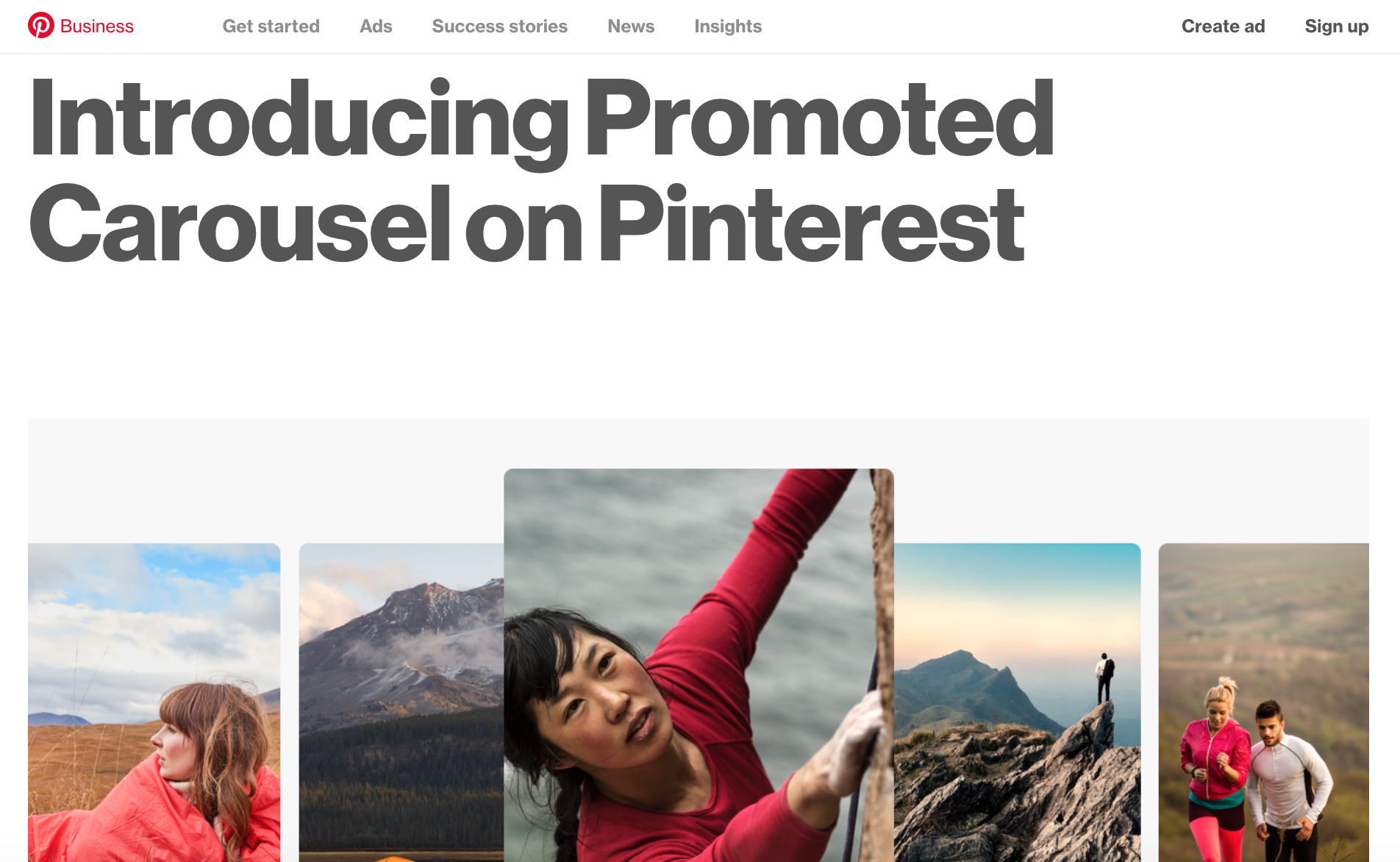 Pinterest Carousel Ads