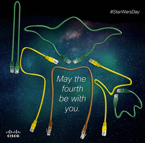 social media marketing, star wars, cisco