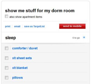 Target The Checklist