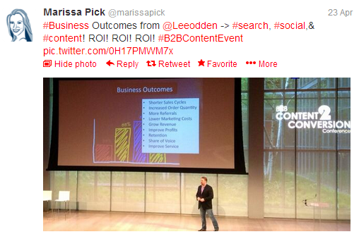 Lee Odden at Content2Conversion 2013