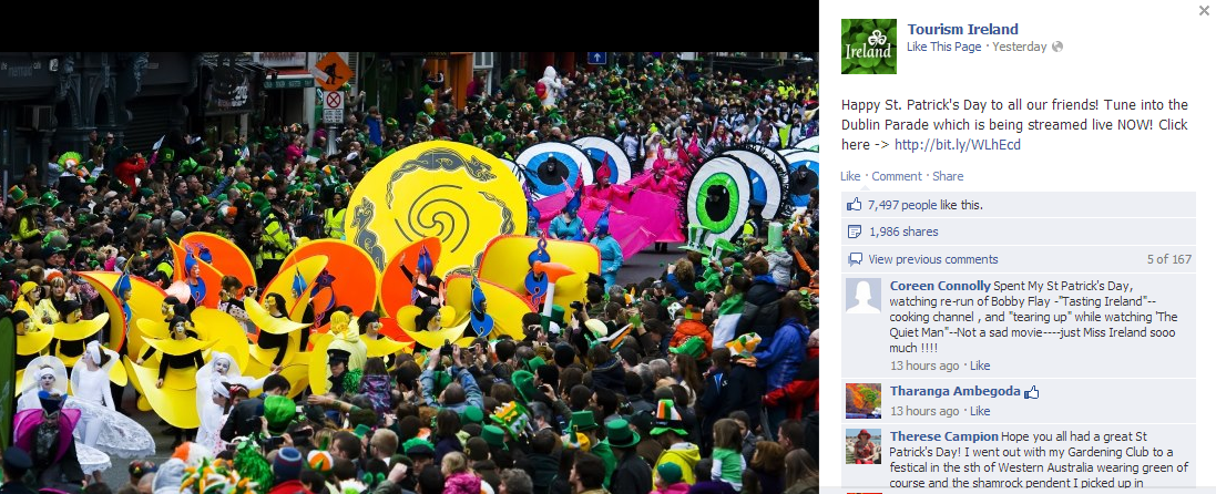 Offer access to an event or an insider look to offer value to social media fans.