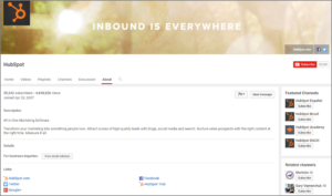 HubSpot on YouTube