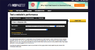 WebPageTest