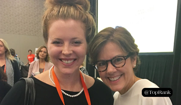 Visual Content Marketing Selfie with Ann Handley