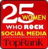 women rock social media