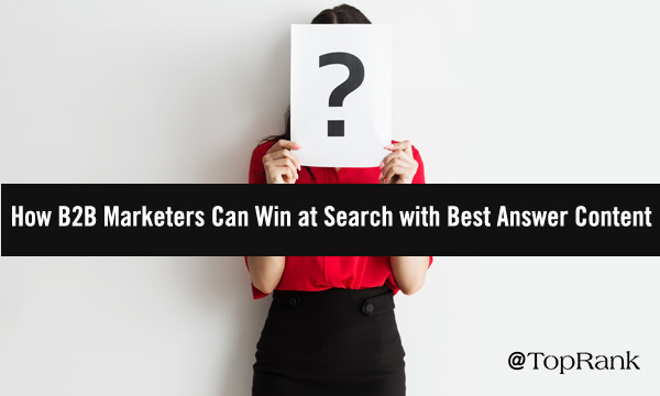 Winning Search with Best Answer Content