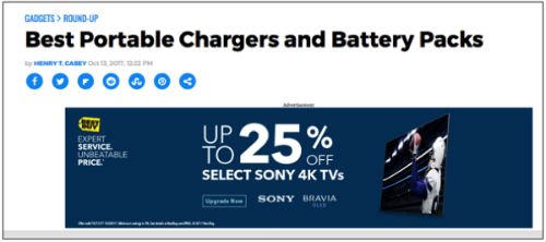 Best Buy 4K TV ad