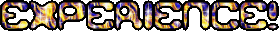 Experience in glitter text