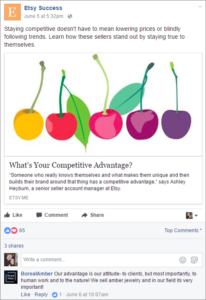 Etsy on Social Media