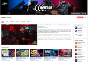 Newegg on YouTube