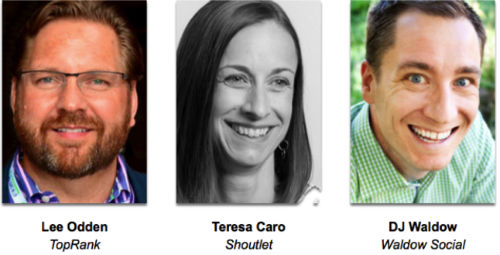 Lee Odden, Teresa Caro, DJ Waldow
