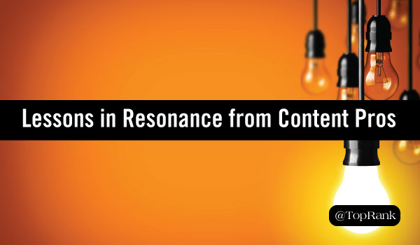 Lessons in Content Marketing