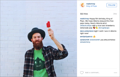 mailchimp Instagram