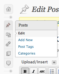 Minimized Sidebar