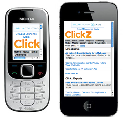 mobile friendly website