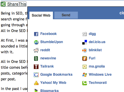 ShareThis Screenshot