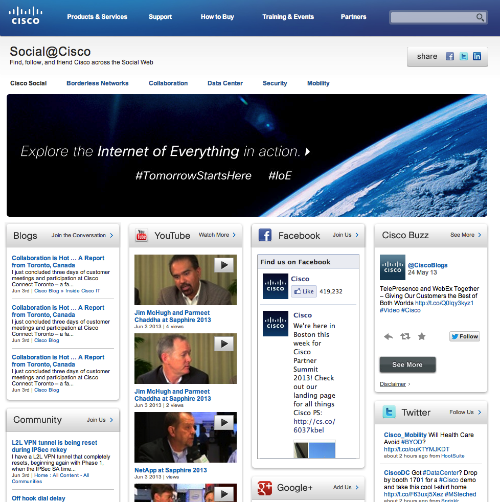Cisco Social Hub