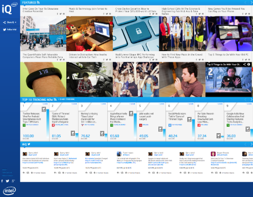Intel IQ Social Hub