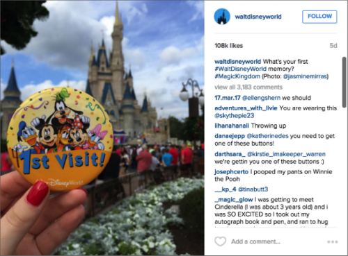 walt disney memory