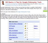 webmaster tools