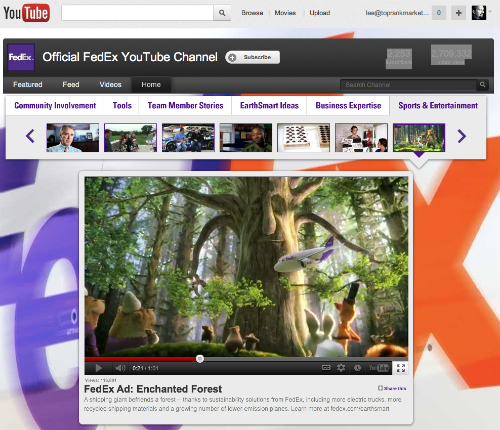 FedEx YouTube Channel
