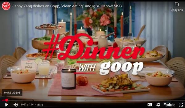 Dinner with Goop