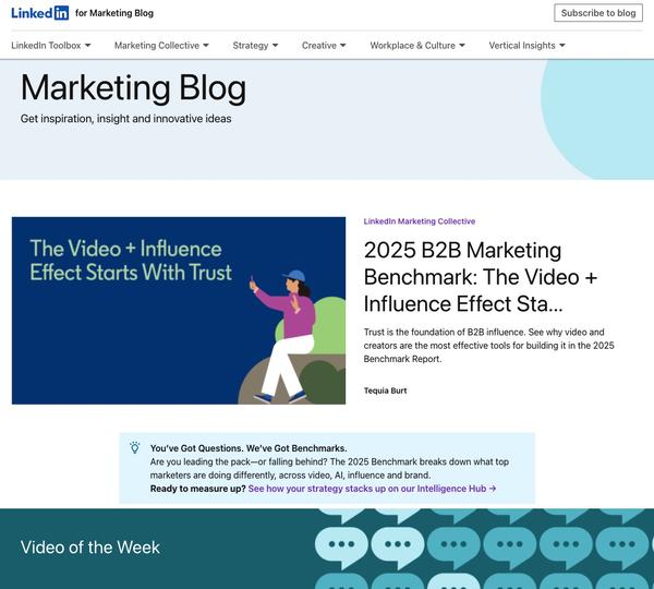 LinkedIn Marketing Blog