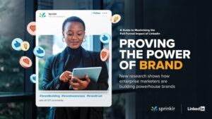 Proving the Power of Brand Sprinklr LinkedIn