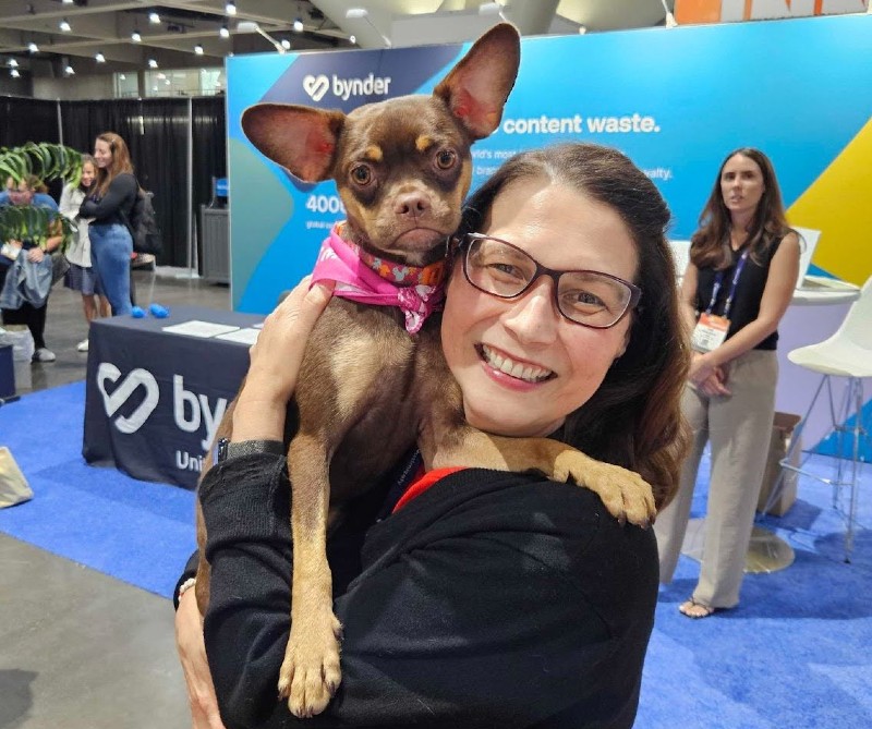 Debbie with Puppy at CMWorld 2025