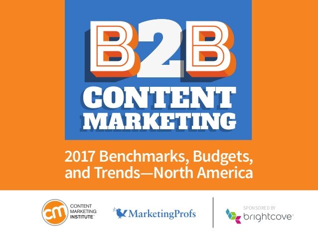 5 Actionable Insights from the 2017 B2B Content Marketing Benchmarks, Budgets, and Trends Report