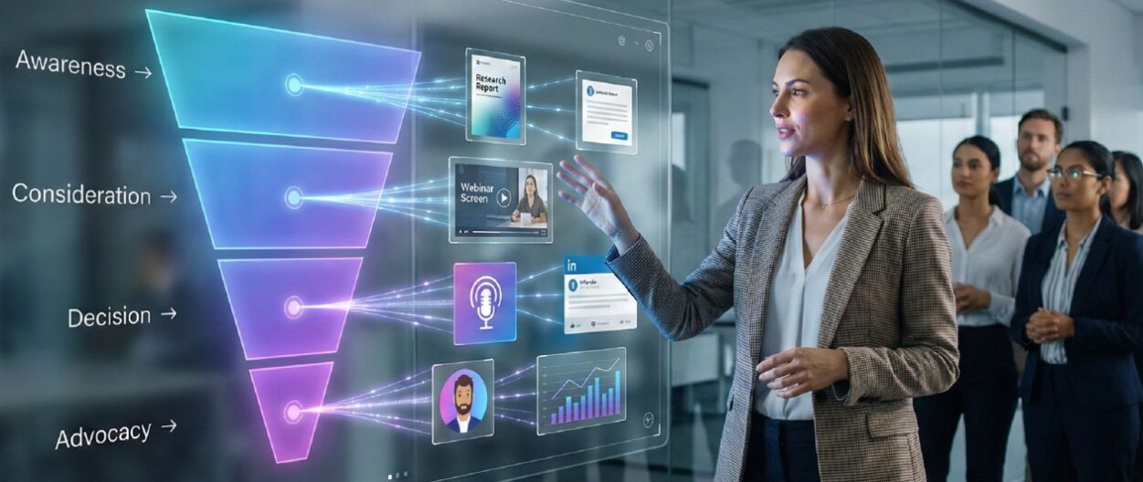 How an Integrated Strategy Turns B2B Thought Leadership Into Full-Funnel Marketing Performance