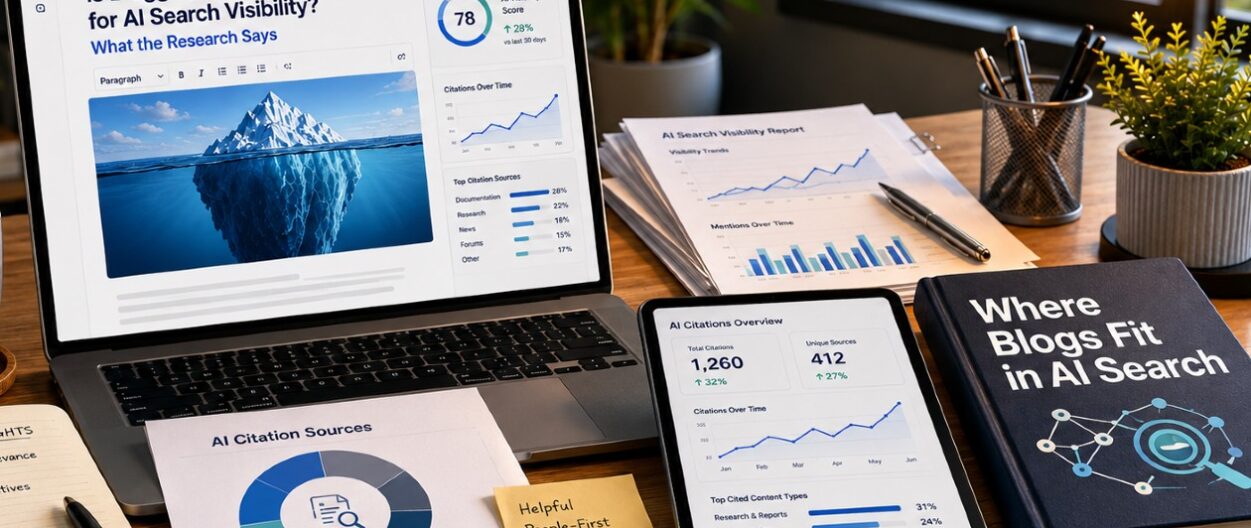 Is Blogging Still Relevant for AI Search Visibility? What the Research Says